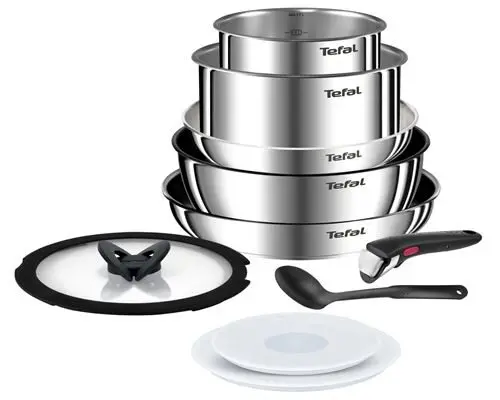 Batterie de cuisine Tefal avec 10 pièces